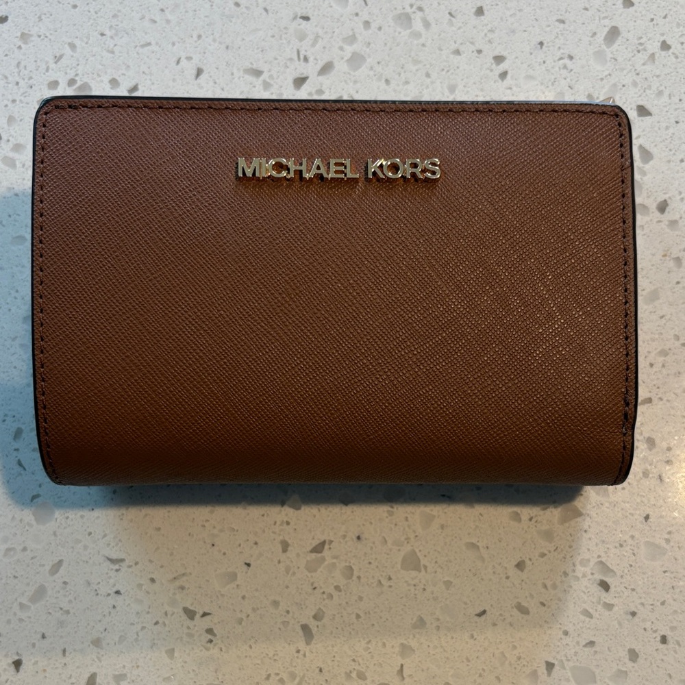 Michael Kors Tan Leather Wallet